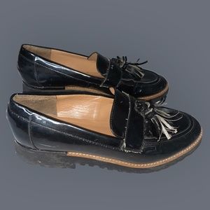 Franco Sarto Black Loafers